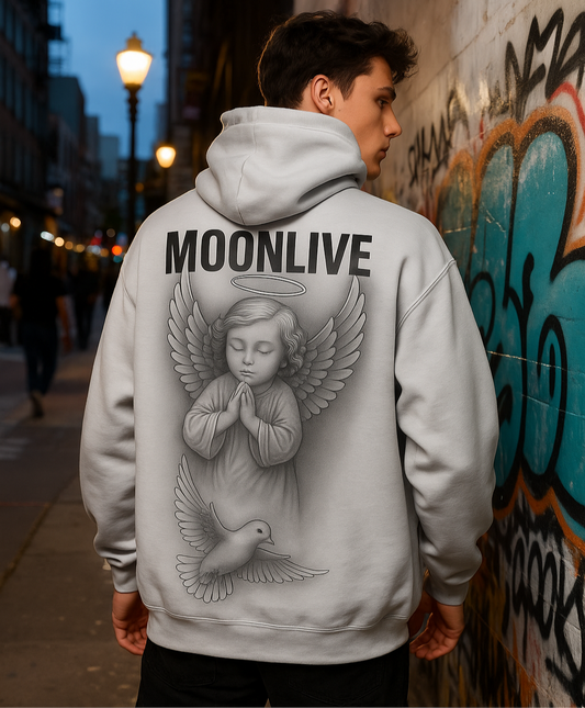Herren Artistic Graphic Oversized Hoodie
